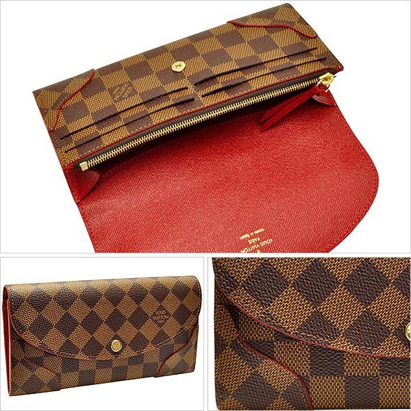 ルイヴィトン 財布 LOUIS VUITTON 二つ折り長財布【ポルトフォイユ・カイサ】 スリーズ ダミエ・キャンバス n61221
