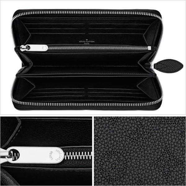 ルイヴィトン  LOUIS VUITTON サイフ LV ランドファスナー長財布 「ジッピー・ウォレット」 ノワール マヒナ m58428