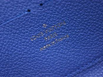 ルイヴィトン LOUIS VUITTON　　モノグラム・アンプラント　LV　ラウンドジップ長財布　ジッピー・ウォレット　デニムアンクル　M41857 