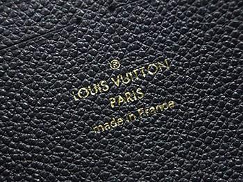 イヴィトン LOUIS VUITTON　モノグラム・アンプラント　ラウンドジップ長財布　ポルトフォイユ・クレマンス　ノワール　M60171