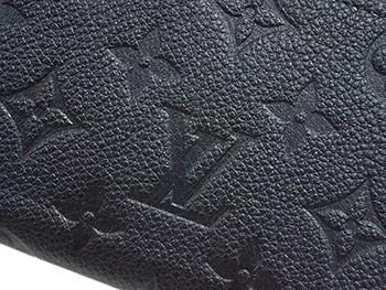 イヴィトン LOUIS VUITTON　モノグラム・アンプラント　ラウンドジップ長財布　ポルトフォイユ・クレマンス　ノワール　M60171