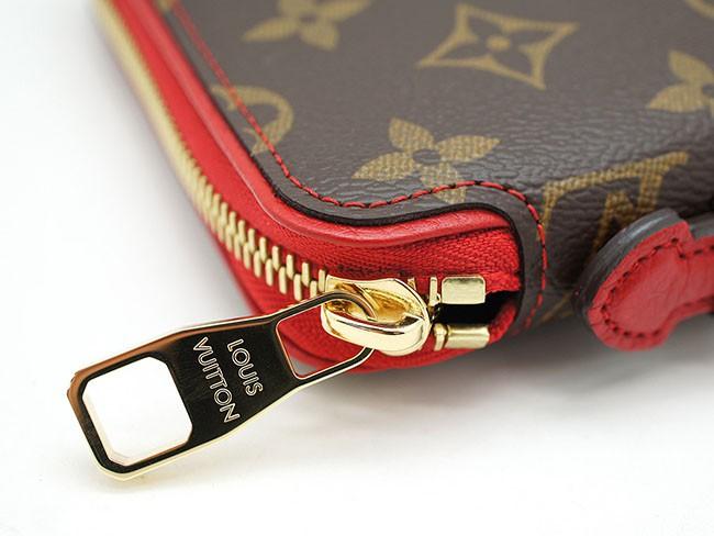 LOUIS VUITTON ルイ・ヴィトン デイリー・オーガナイザー モノグラム×レッド 長財布 M61452 
