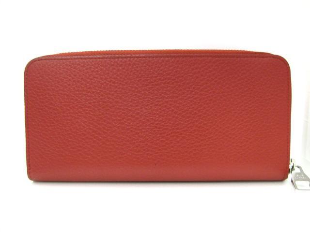 ルイヴィトンLOUIS VUITTON  ジッピーウォレット・ヴェルティカル ラウンド長財布 長財布 赤系 ルージュ トリヨン M58824