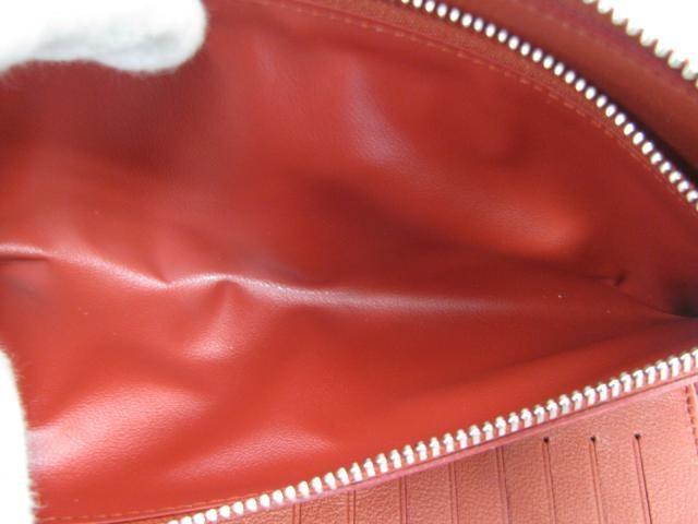 ルイヴィトンLOUIS VUITTON  ジッピーウォレット・ヴェルティカル ラウンド長財布 長財布 赤系 ルージュ トリヨン M58824