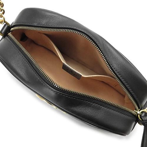 グッチ ショルダーバッグ GUCCI  クラッチバッグ/ポシェット GG MARMONT/GGマーモント キルティング レザー ブラック 447632 DRW1T 1000​