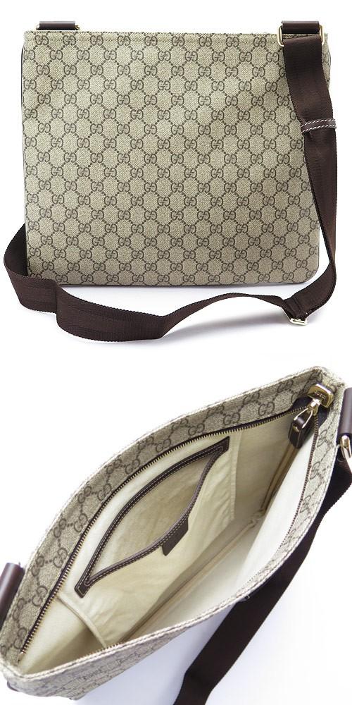 グッチ ショルダーバッグ GUCCI メッセンジャーバッグ JOY/ジョイ GGプラス/PVC ベージュ×ブラウン 201446 KGDIG 8588