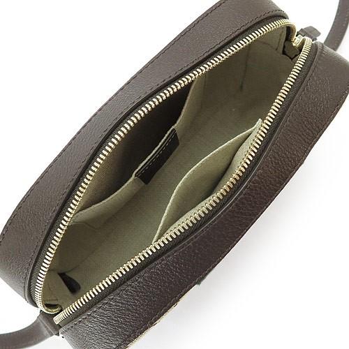 グッチ ショルダーバッグ GUCCI ななめがけバッグ ウールシグネチャーウェブ×ゴールドビー GGキャンバス ベージュ×ダークブラウン 412008 KQWYG 8869