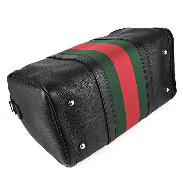 グッチ ハンドバッグ GUCCI  ヴィンテージウェブ ボストン レディース BLACK ブラック 黒 ウェブ ボストン 2WAY ショルダー 上品 シンプル 247205 A7MAG 1060​