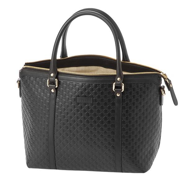グッチ ハンドバッグ GUCCI  マイクロ グッチ シマ  レディース BLACK 黒 ブラック 2WAY ショルダーバッグ GG 型押し 449656 BMJ1G 1000​