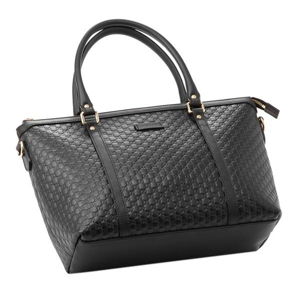 グッチ ハンドバッグ GUCCI  マイクロ グッチ シマ  レディース BLACK 黒 ブラック 2WAY ショルダーバッグ GG 型押し 449656 BMJ1G 1000​