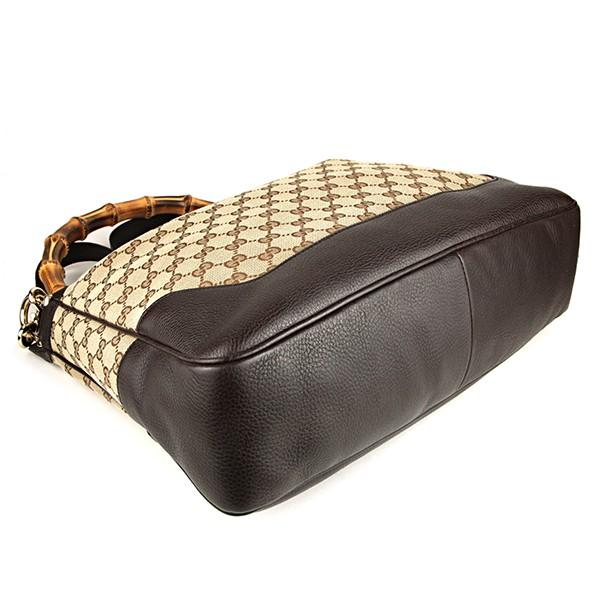 グッチ ハンドバッグ GUCCI バッグ ダイアナ GGキャンバス バンブーハンドルトート レディース (エボニー) ベージュ/ダークブラウン バンブー 竹 モノグラム 2WAY フェミニン エレガント 282315 FWCGG 96