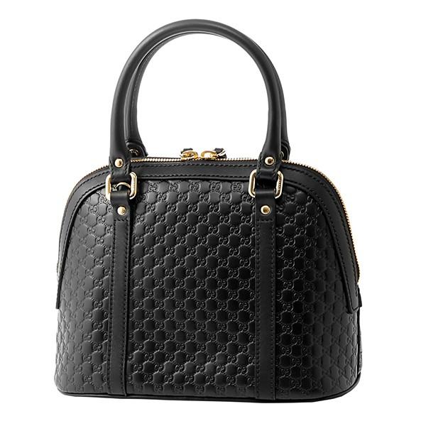 グッチ ハンドバッグ GUCCI  マイクロ グッチ シマ  レディース BLACK ブラック 黒 クロスボディ 2WAY GG 型押し エレガント 449654 BMJ1G 1000​