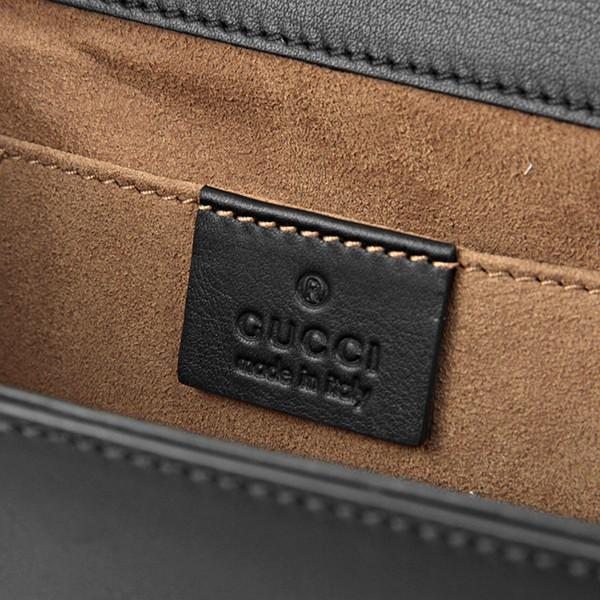 グッチ ショルダーバッグ GUCCI  バッグ パドロックショルダーバッグ レディース BLACK ブラック 黒 チェーン スライドロック コンパクト 2WAY フェミニン エレガント 409487 AP00G 1000​