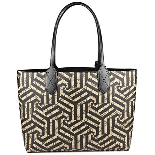 グッチ トートバッグ GUCCI 3 バッグ リバーシブル GGカレイド スモール レザー トート レディース ベージュ/エボニー/ブラック リバーシブル モノグラム 幾何学 フェミニン エレガント72613 CU810 9769​