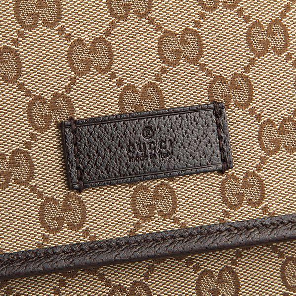 グッチ ショルダーバッグ GUCCI  バッグ GGキャンバス ユニセックス ベージュ/ダークブラウン GGパターン ロゴ ウェビング メンズ エレガント 233052 F4F5R 9791​