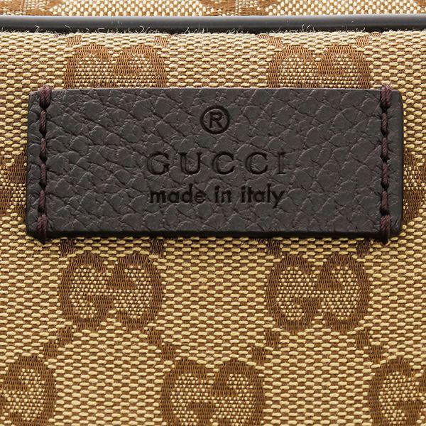 グッチ ウエストバッグ・ボディバッグ GUCCI GGキャンバス GG CANVAS ユニセックス ベージュ/ダークブラウン ヒップバッグ クロスボディ GG柄 メンズ カジュアル スマート 449174 KY9KN 9886​