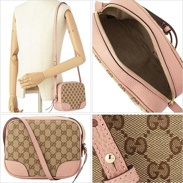 グッチGUCCI 斜めがけショルダーバッグ レディース カーキ/ピンク 449413ky9lg8609 