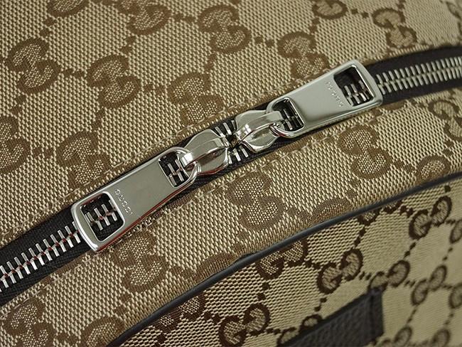 グッチ バッグ GUCCI　バックパック　リュックサック　GGキャンバス　ベージュｘブラウン　アウトレット 449906-9873