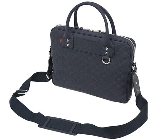 グッチ バッグ　GUCCI　2WAY　ブリーフケース　ビジネス　ストラップ付き　GGネオプレン　ブラック　ウェビング　レッドｘグリーン　アウトレット 328937-1060​