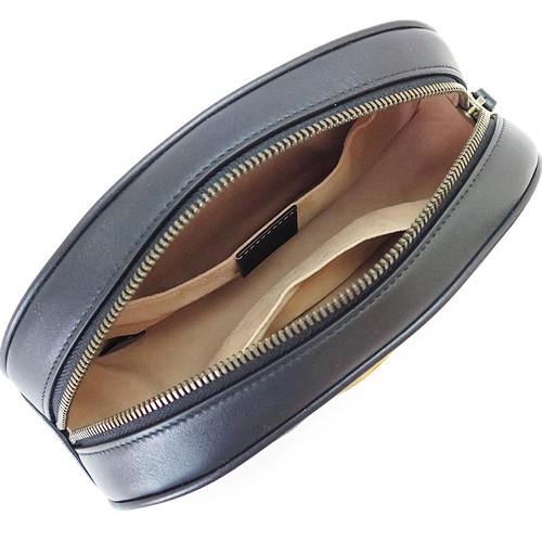 グッチ ベルト バッグ レディース GUCCI GGマーモント キルティング レザー ブラック 黒 491294 DSVRT 1000 