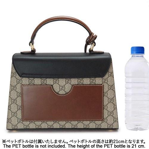 グッチ ハンドバッグ GUCCI 2WAYショルダーバッグ GGスプリーム キャンバス レザー ベージュ×エボニー×ブラック×ブラウン 453188 KLQJG 9785 