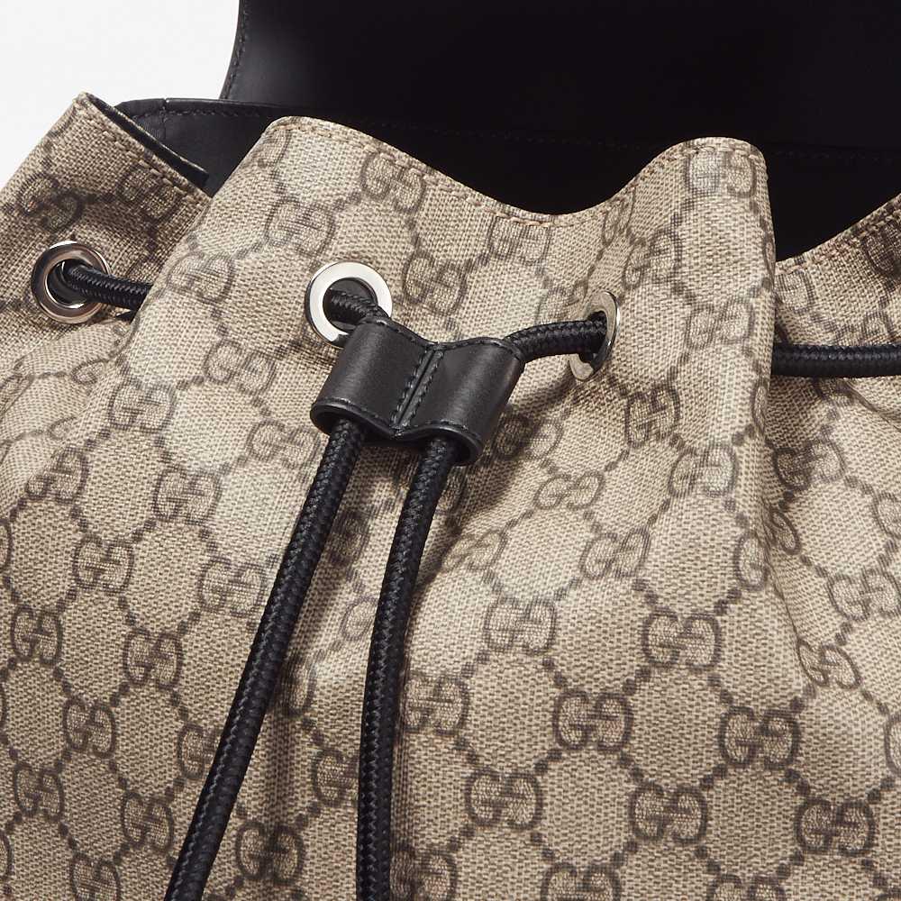 グッチ GUCCI バッグ バックパック リュックサック 【GG SUPREME：GGスプリーム】  ベージュ系×ブラック 450958 K5I1X