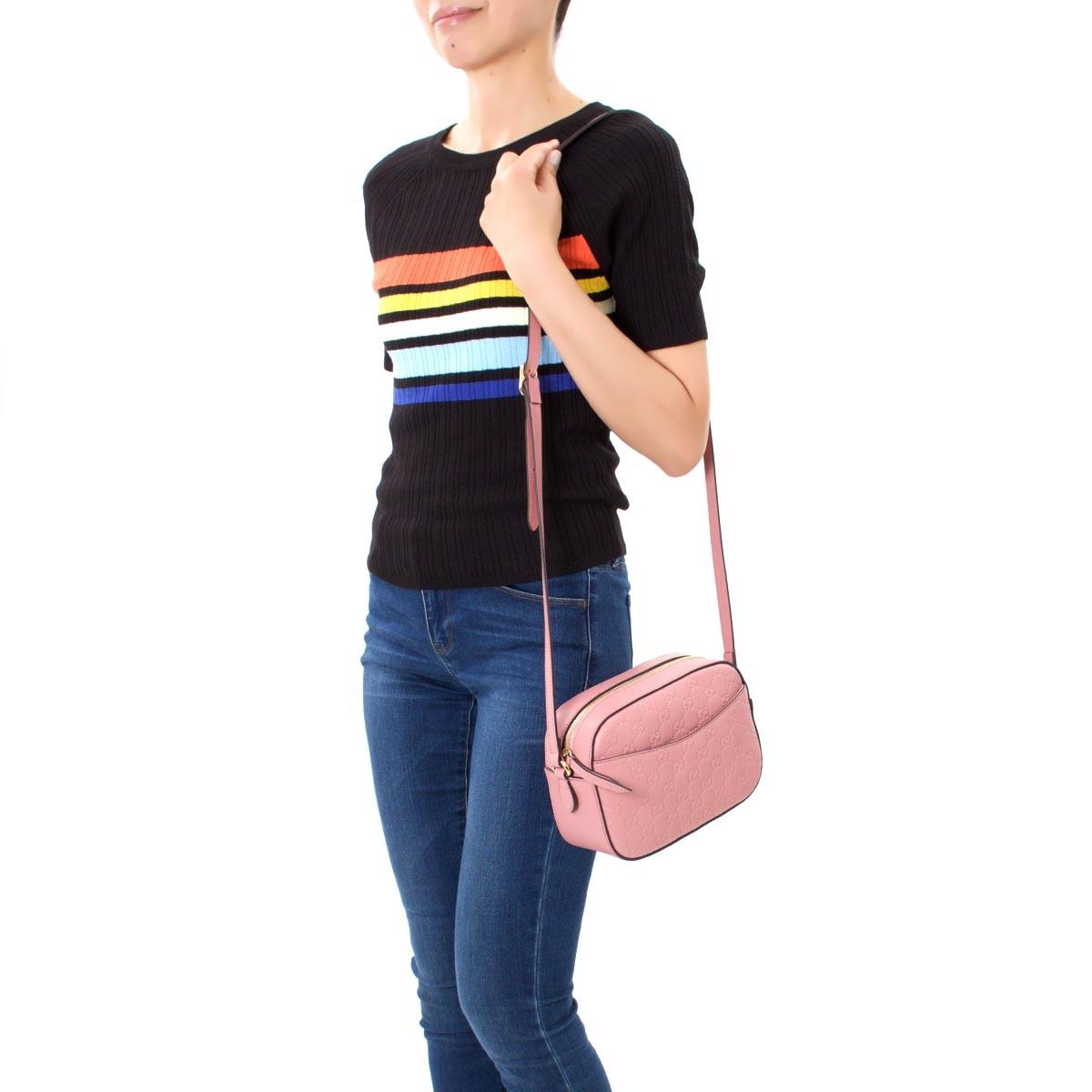 グッチ GUCCI ショルダーバッグ GGシグネチャー GG SIGNATURE ピンク レディース 453770 DMT1G 5812
