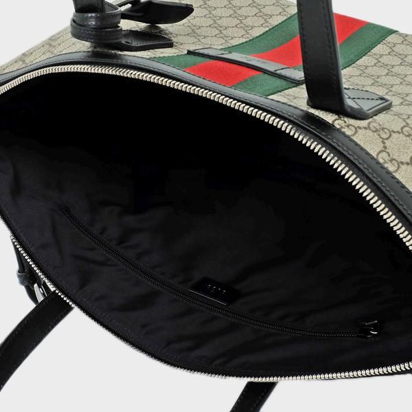 グッチ GUCCI GGスプリーム ダッフルバッグ ベージュ×エボニー [メンズ] 359261 KHNGN 9692 