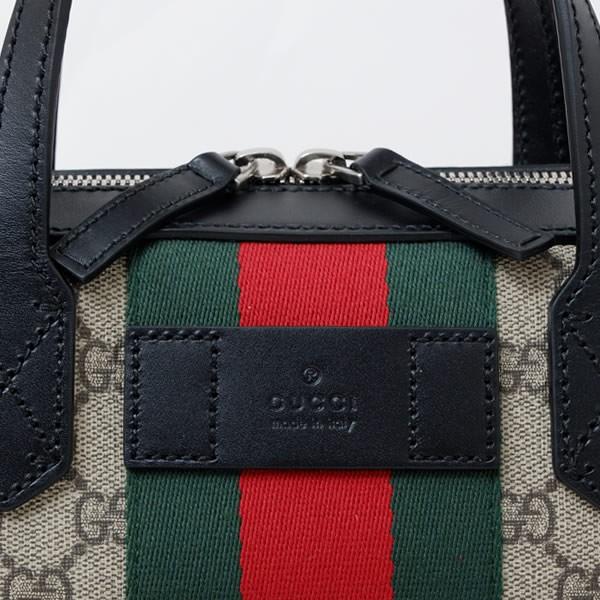 グッチ GUCCI GGスプリーム キャンバス ブリーフケース 2WAY ビジネスバッグ ブリーフケース ベージュ×エボニー [メンズ] 387102 KHNGN 9692