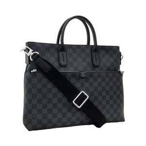 ルイヴィトンLOUIS VUITTON ショルダーバッグ ビジネス 7 DW ダミエ グラフィット N41564