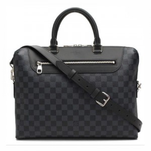 ルイ・ヴィトン (LOUIS VUITTON) ダミエ・コバルトPDJ NM ブリーフケース  グレー系 N41589