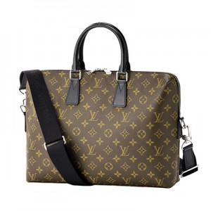 ルイヴィトン LOUIS VUITTON ヴィトン モノグラム マカサー PDJ ポルト ドキュマン ジュール ブリーフケース M40868