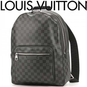 ルイ・ヴィトン  LOUIS VUITTON ダミエグラフィット バックパック リュックサック グレー ブラック N41473 