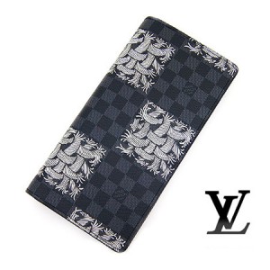 ルイヴィトンLOUIS VUITTON　クリストファーネメス 限定コラボ 長財布 ダミエグラフィット ロープ縄柄　N61211​