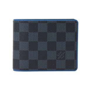 ルイ・ヴィトンLOUIS VUITTON   財布　ダミエ・コバルト　ポルトフォイユ・ミュルティプル　N63245