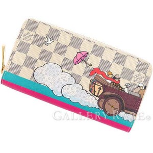 ルイヴィトンLOUIS VUITTON  長財布 ダミエアズール カラフル プリント モチーフ ジッピーウォレット N61241 