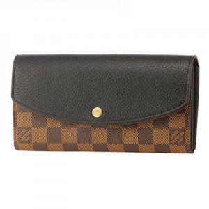 ルイ・ヴィトン LOUIS VUITTON ダミエ 財布 長財布 ノワール N61261 