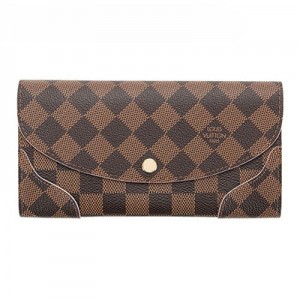 ルイヴィトン LOUIS VUITTON  長財布 ダミエキャンバス ローズ・バレリーヌ N61227