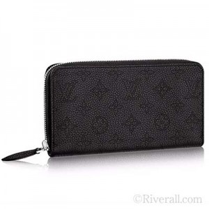 ルイヴィトン  LOUIS VUITTON サイフ LV ランドファスナー長財布 「ジッピー・ウォレット」 ノワール マヒナ m58428