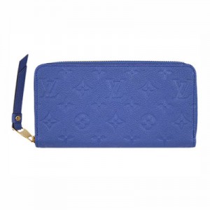 ルイヴィトン LOUIS VUITTON　　モノグラム・アンプラント　LV　ラウンドジップ長財布　ジッピー・ウォレット　デニムアンクル　M41857 