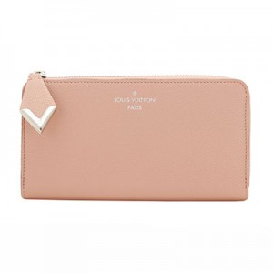 ルイ・ヴィトン LOUIS VUITTON  ポルトフォイユ・コメット  ヴォーカシミールレザー マグノリア 長財布 M60148