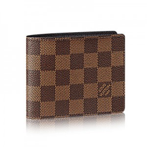 ルイヴィトン 財布 ダミエ ポルトフォイユ・スレンダー  LOUIS VUITTON ヴィトン 札入れ メンズ N61208 
