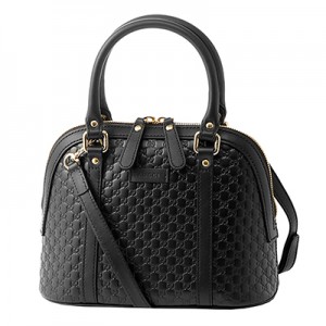 グッチ ハンドバッグ GUCCI  マイクロ グッチ シマ  レディース BLACK ブラック 黒 クロスボディ 2WAY GG 型押し エレガント 449654 BMJ1G 1000​
