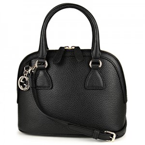 グッチ ハンドバッグ GUCCI  ドーラーカーフ レディース BLACK ブラック 黒 2WAY ショルダー クロスボディ 上品 フェミニン 449661 CAO0G 1000​