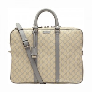 グッチGUCCI 2Wayブリーフケース/ビジネスバッグ メンズ グレー/ライトグレー 208463kgdhn9891