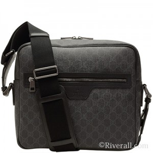 グッチGUCCI 斜めがけショルダーバッグ メンズ グレー/ブラック 368552khn7r1078 