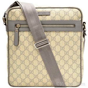 グッチGUCCI 斜めがけショルダーバッグ レディース グレー/ライトベージュ 201448kgdin9891 
