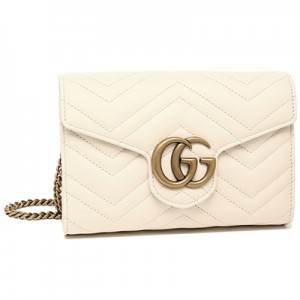 グッチ ショルダーバッグ レディース GUCCI ホワイト  474575 DRW1T 9022 ​