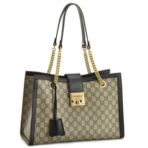 グッチ GUCCI バッグ ショルダーバッグ  【PADLOCK】 BEIGE/EBONY+NERO  479197 KHNKG 9769​