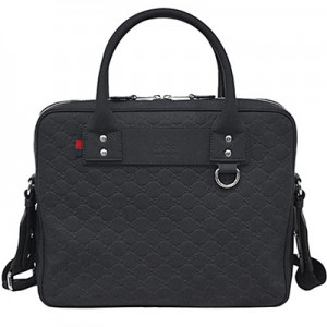 グッチ バッグ　GUCCI　2WAY　ブリーフケース　ビジネス　ストラップ付き　GGネオプレン　ブラック　ウェビング　レッドｘグリーン　アウトレット 328937-1060​
